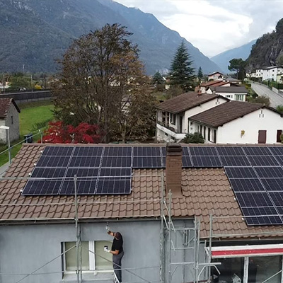 Progetto Cresciano potenza 10,1 KWp